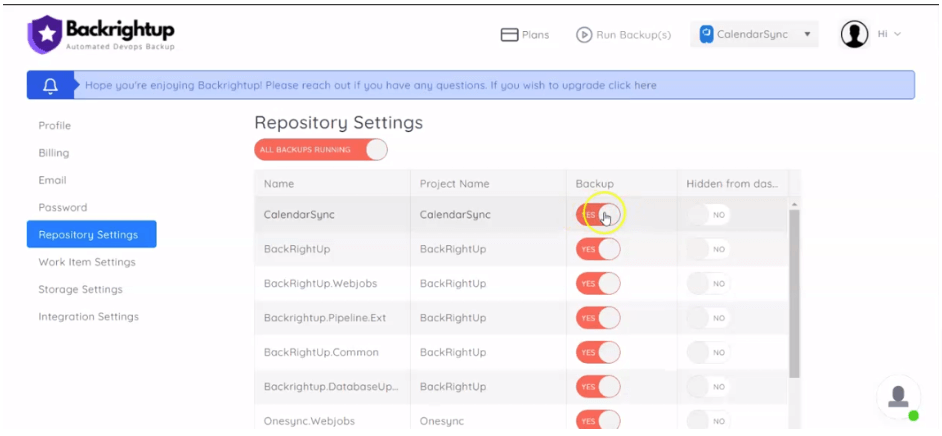 Screenshot of GitLab’s repository settings